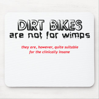 Mousepad Clinicamente Insano - Motocross de Bicicleta Off-R