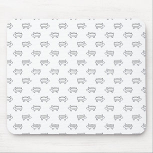 Mousepad Clipe pequeno do leitão dos clipes do porco