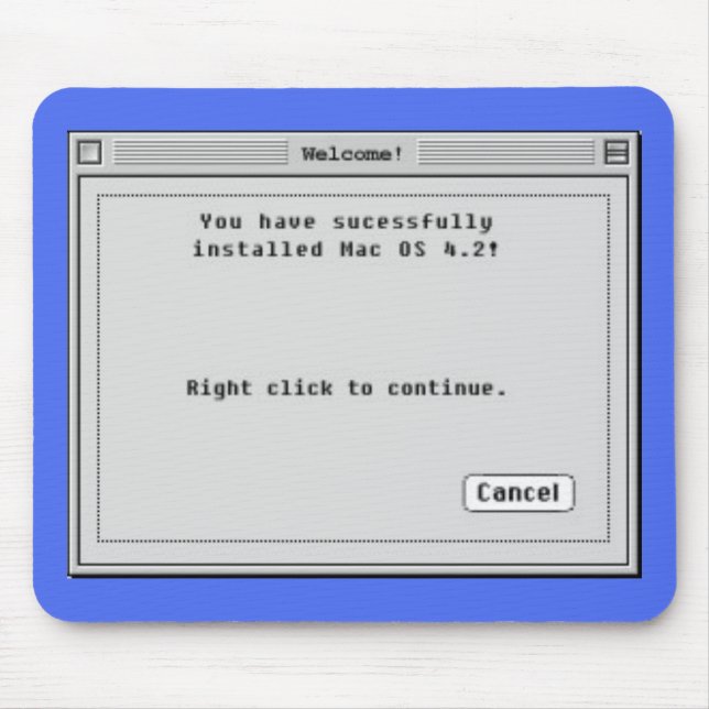 Mousepad Clique com o botão direito do mouse para instalar  (Frente)