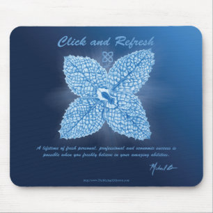 Mousepad Clique e refresque o tapete do rato