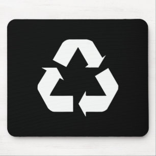Mousepad Clique em Design de Sinal branco verde padrão