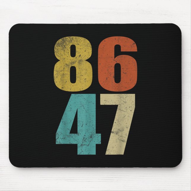 Mousepad Clique em Estilo retroativo 80s Estilo 86 47 Anti  (Frente)