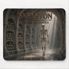 Mousepad Cloister de Giz Esqueleto Realismo Sombrio