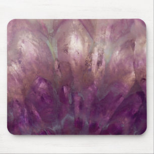 Mousepad Close de uma ametista roxa