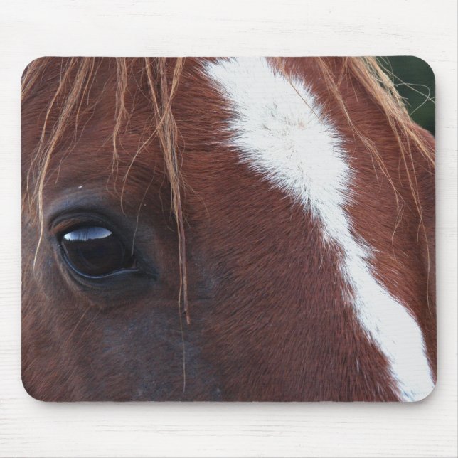 Mousepad Close up da cara do cavalo (Frente)