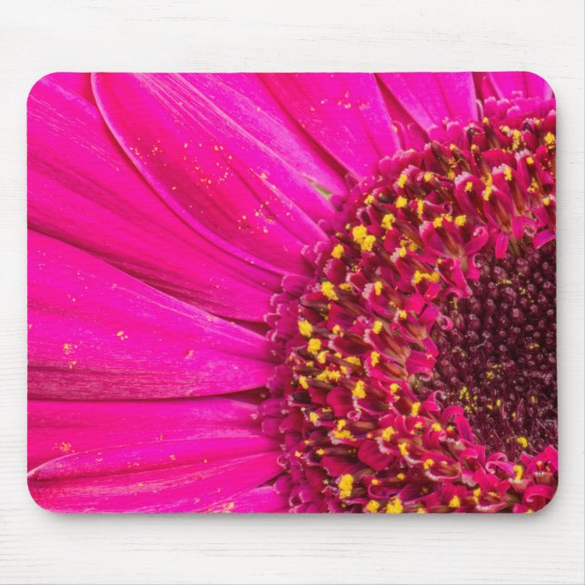 Mousepad Close-up de uma margarida Gerber (Frente)