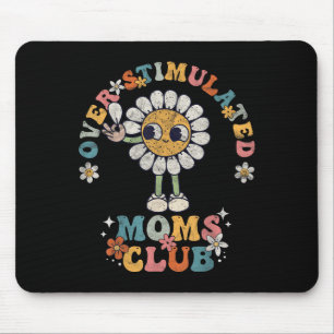Mousepad Clube das Mães Superestimuladas Groovy Dia das Mãe