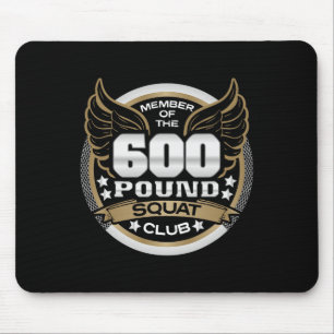 Mousepad Clube de Agachamento de 270 Kg Para Levantador de