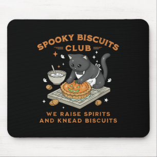 Mousepad Clube de Biscoitos de Soky Black Cat Pumpkin Hallo