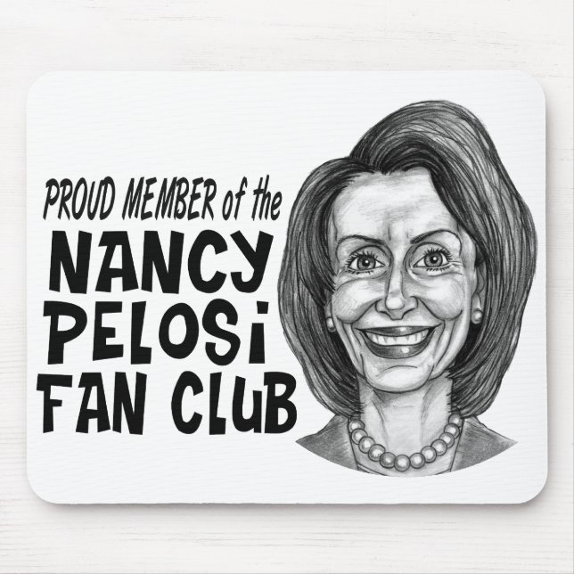 Mousepad Clube de fãs de Nancy Pelosi (Frente)