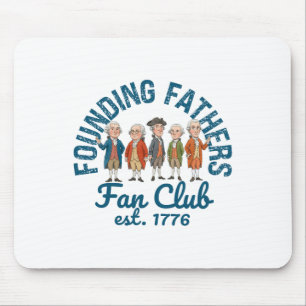 Mousepad Clube de Fãs dos Pais Fundadores Professor de Hist