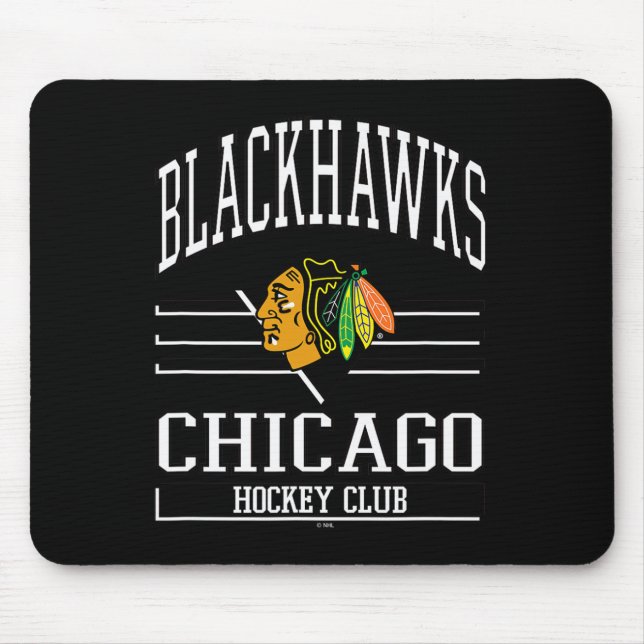 Mousepad Clube de Hóquei Chicago Blackhawks Vermelho Licenc (Frente)