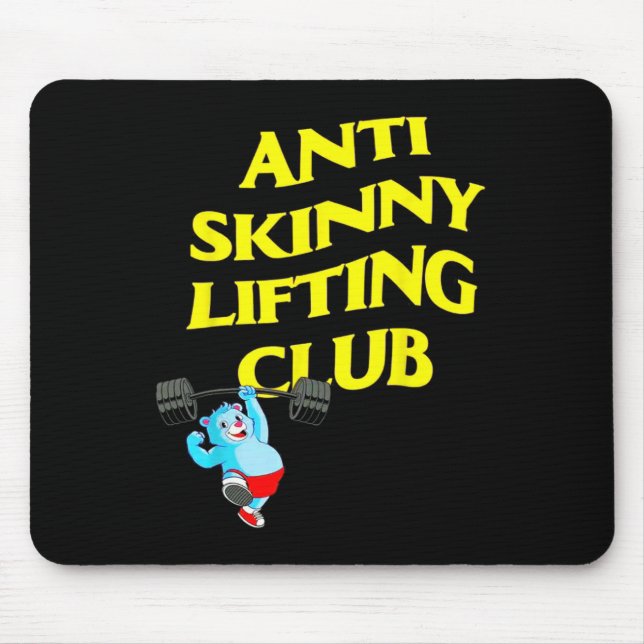 Mousepad Clube de Levantamento Anti Magro Levantamento de P (Frente)