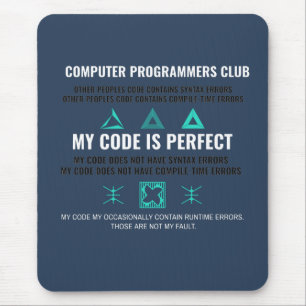Mousepad clube de programadores de computador