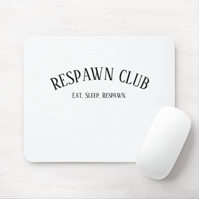 Mousepad Clube de Reaparecimento Comer Dormir Reaparecer Jo (Com mouse)