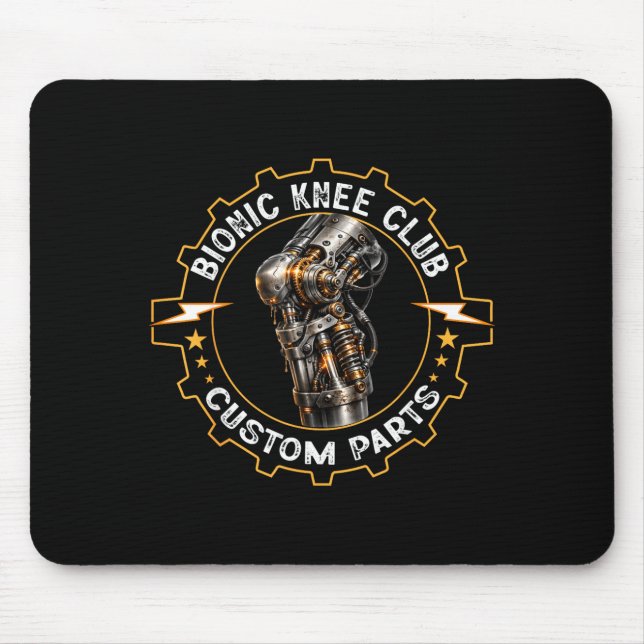 Mousepad Clube de Substituição de Joelho_Post divertido apó (Frente)