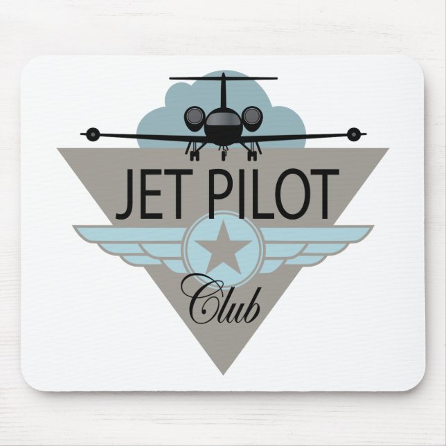 Mousepad Clube do piloto de jato (Frente)