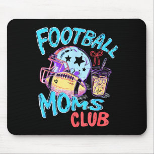 Mousepad Clube retro engraçado de mães de futebol dia de jo