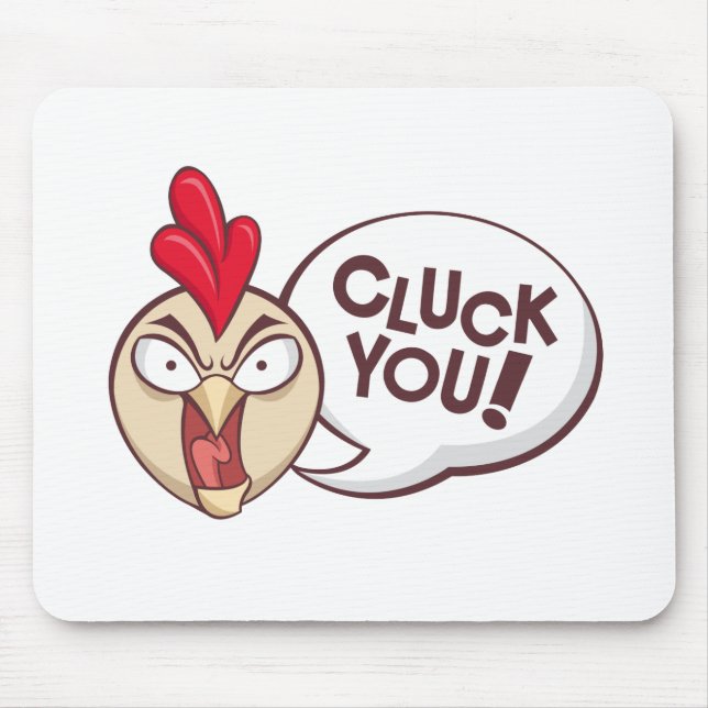 Mousepad Cluck você! (Frente)
