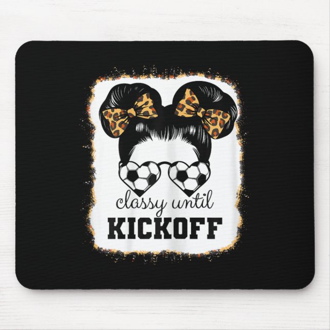 Mousepad Cly Até o Pontapé Inicial Leopardo Desbotado Camis (Frente)