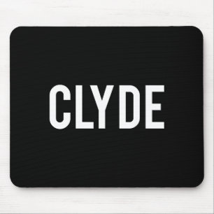 Mousepad Clyde - Camiseta de Presente para Fã de Nome Engra