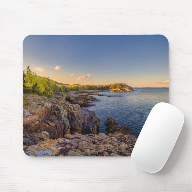 Mousepad Coastline | Acadia National Park, Schooner Head (Com mouse)