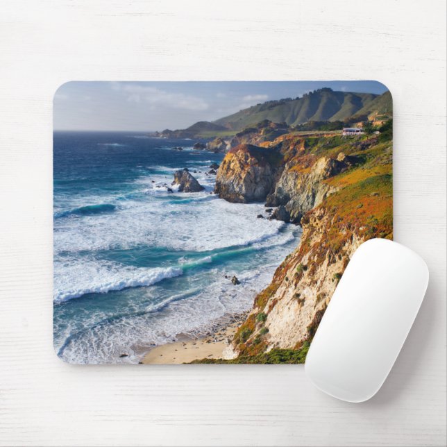 Mousepad Coastline | Big Sur, Califórnia (Com mouse)