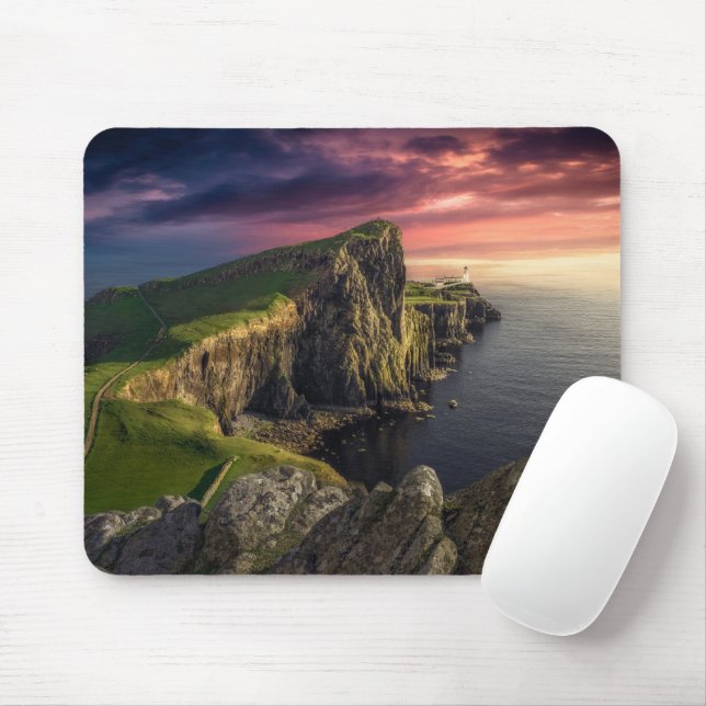 Mousepad Coastline | Ilha de Skye, Escócia (Com mouse)