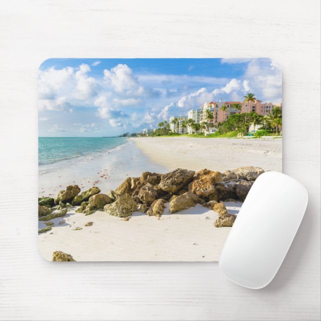Mousepad Coastline | Nápoles Pier, Sudoeste da Flórida (Com mouse)