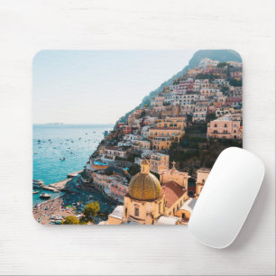 Mousepad Coastline Positano Itália, aldeia Cliffside