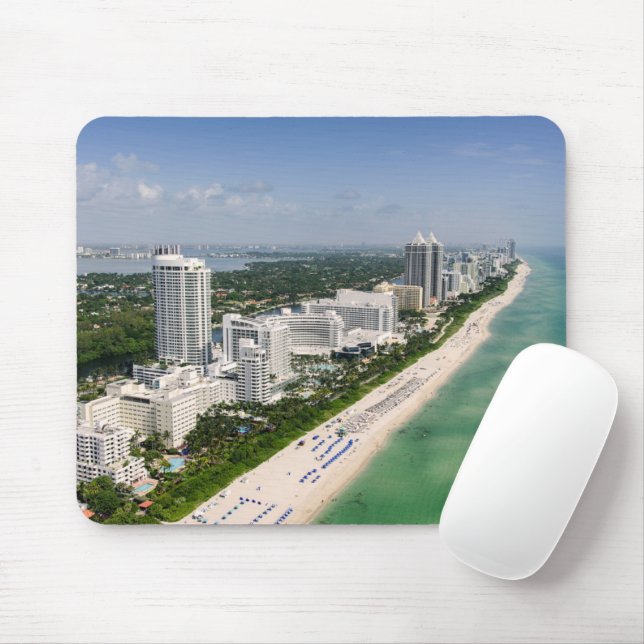 Mousepad Coastline | Urban Beach, Miami, Florida (Com mouse)