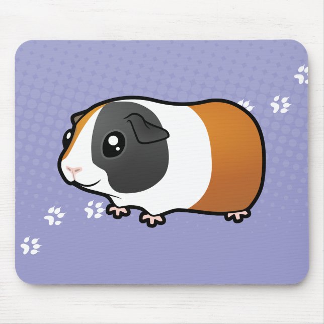 Mousepad Cobaia dos desenhos animados (cabelo liso) (Frente)