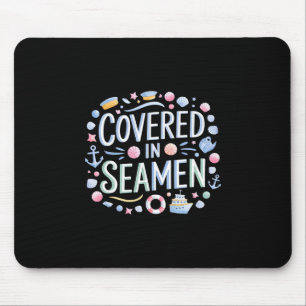 Mousepad Coberto de Semeadores Piada Sarcástica Mulheres Mã