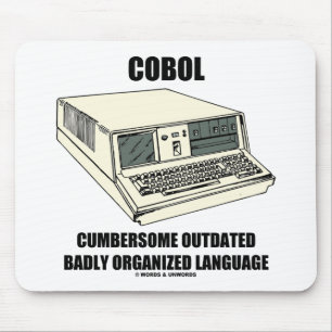 Mousepad COBOL Cumbersome Desatualizado Idioma Muito Organi