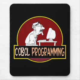 Mousepad COBOL Programmer - Old-School Coding Legend 