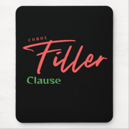 Mousepad Cobol Programming Filler Clause