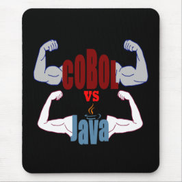 Mousepad Cobol vs Java Programming Languages Showdown 