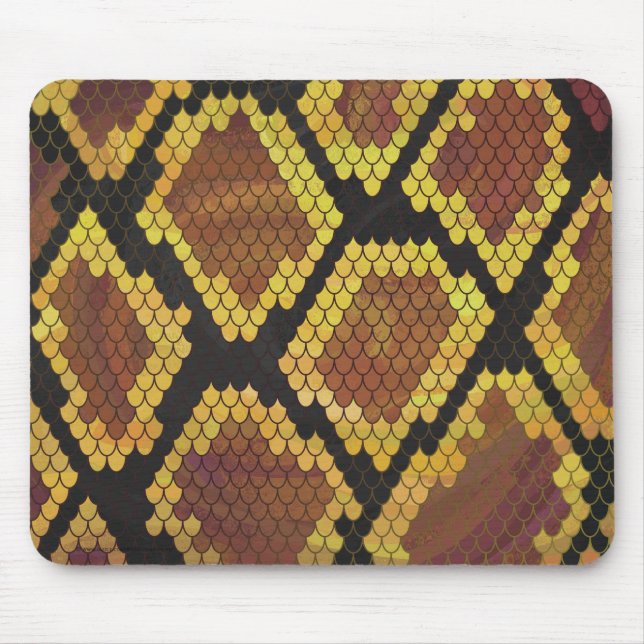 Mousepad Cobra Brown e Impressão Dourado (Frente)