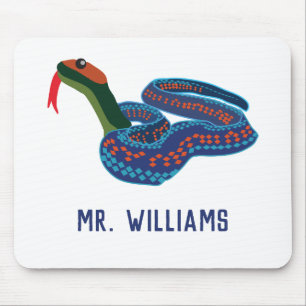 Mousepad Cobra da Califórnia Red Sided Garter Personalizada