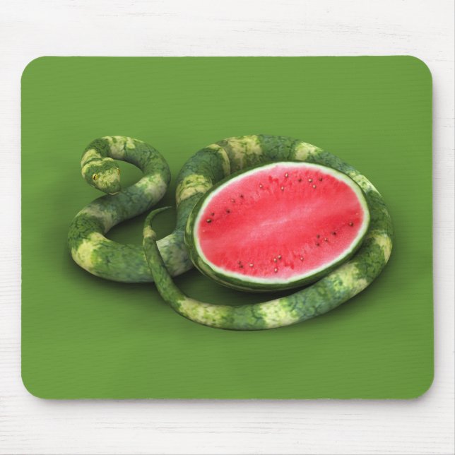 Mousepad Cobra de Melancia Verde (Frente)