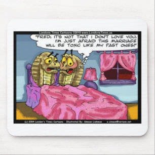 Mousepad Cobra Marriage Maritial Hiss Funny Gifts & Tees