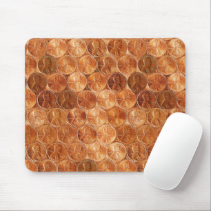 Mousepad Cobre Abraham Lincoln, 1 centavo de cobre