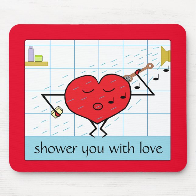Mousepad Cobre-o de Amor: (Frente)