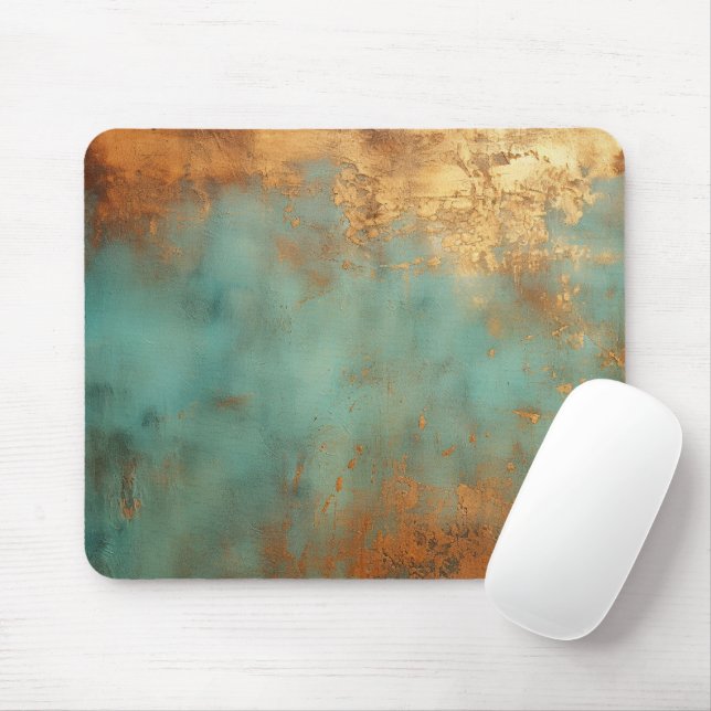 Mousepad Cobre Patina - Metálico Russo (Com mouse)