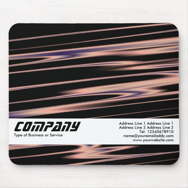 Mousepad Cobre Strands Abstrato II, Negócios (Frente)