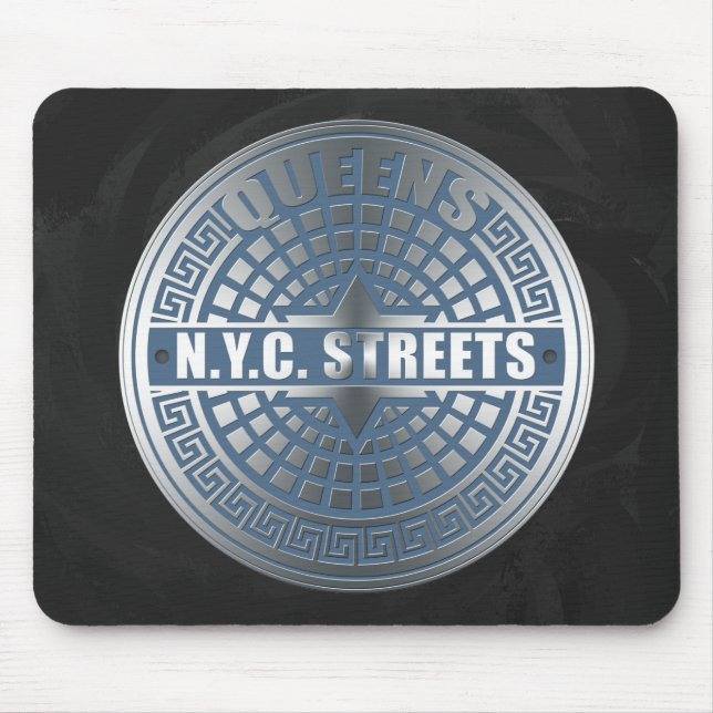 Mousepad Cobrir da Manhole Queens (Frente)