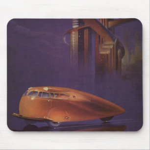 Mousepad Cobrir da revista Vintage Motor, Carro da Cidade F