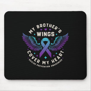 Mousepad Cobrir das Asas do Meu Irmão Meu Coração Suicídio 