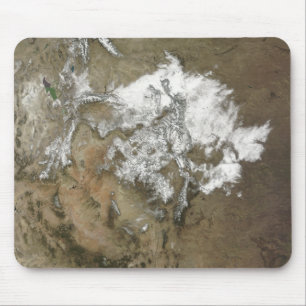Mousepad Cobrir de neve as montanhas rochosas no estado