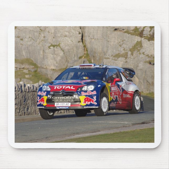Mousepad Cobrir do carro da reunião de WRC (Frente)